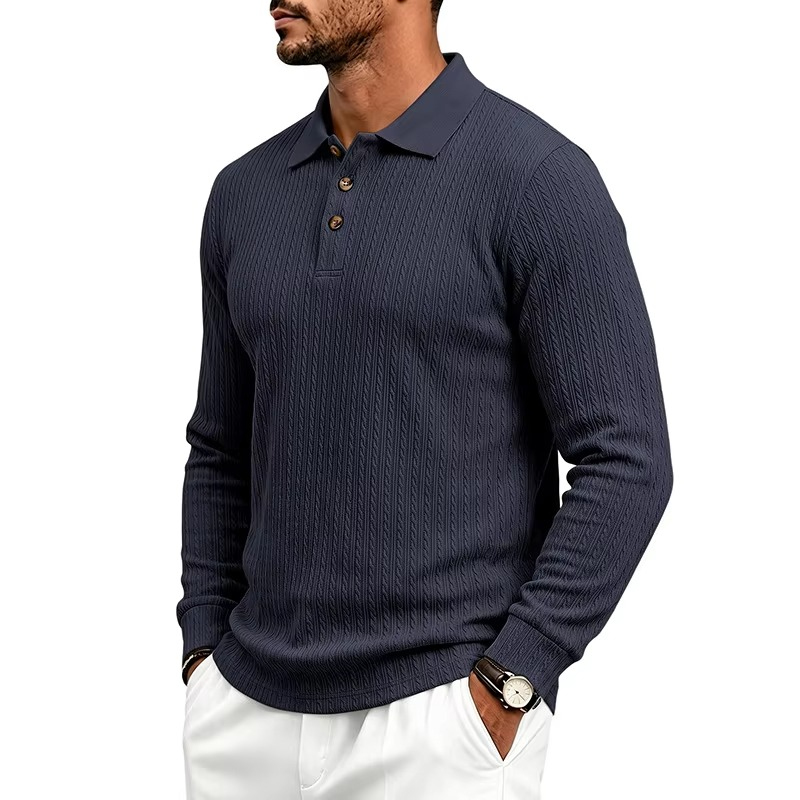 Textured Jacquard Polo