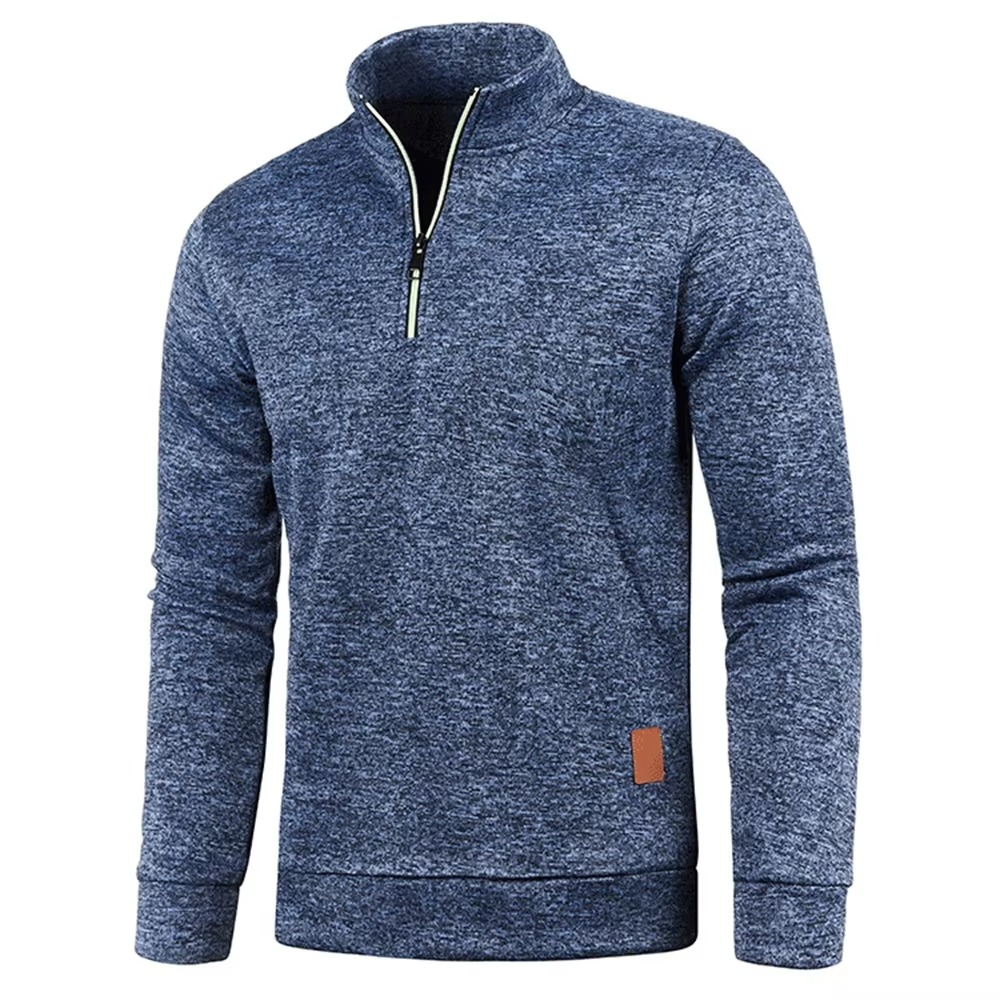 Textured Quarter-Zip Pullover