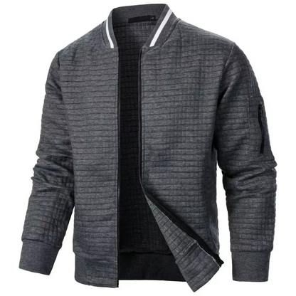 Men's Premium Textured Bomber Jacket