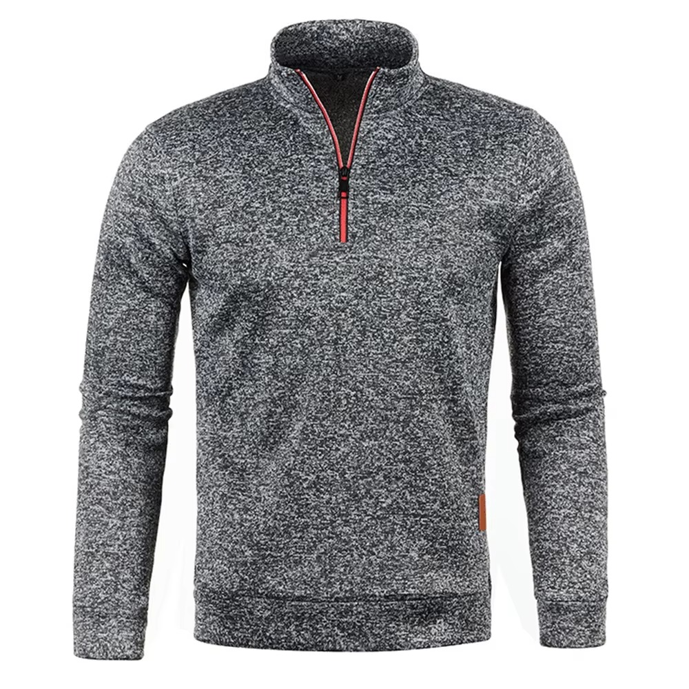Textured Quarter-Zip Pullover