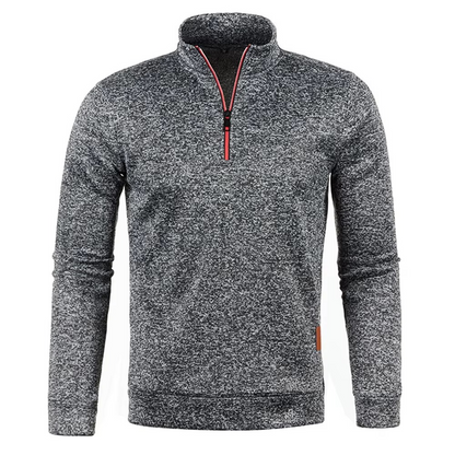Textured Quarter-Zip Pullover