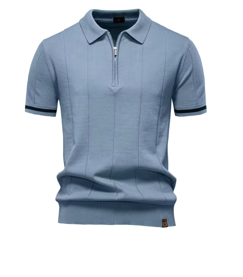 Edge Zip Polo