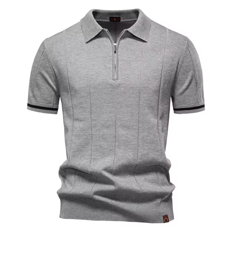 Edge Zip Polo