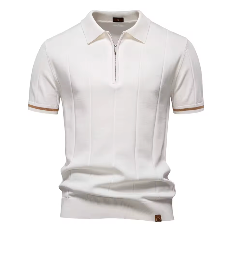 Edge Zip Polo