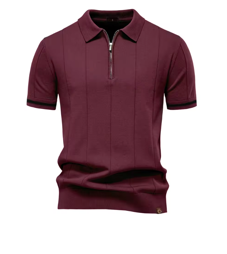 Edge Zip Polo
