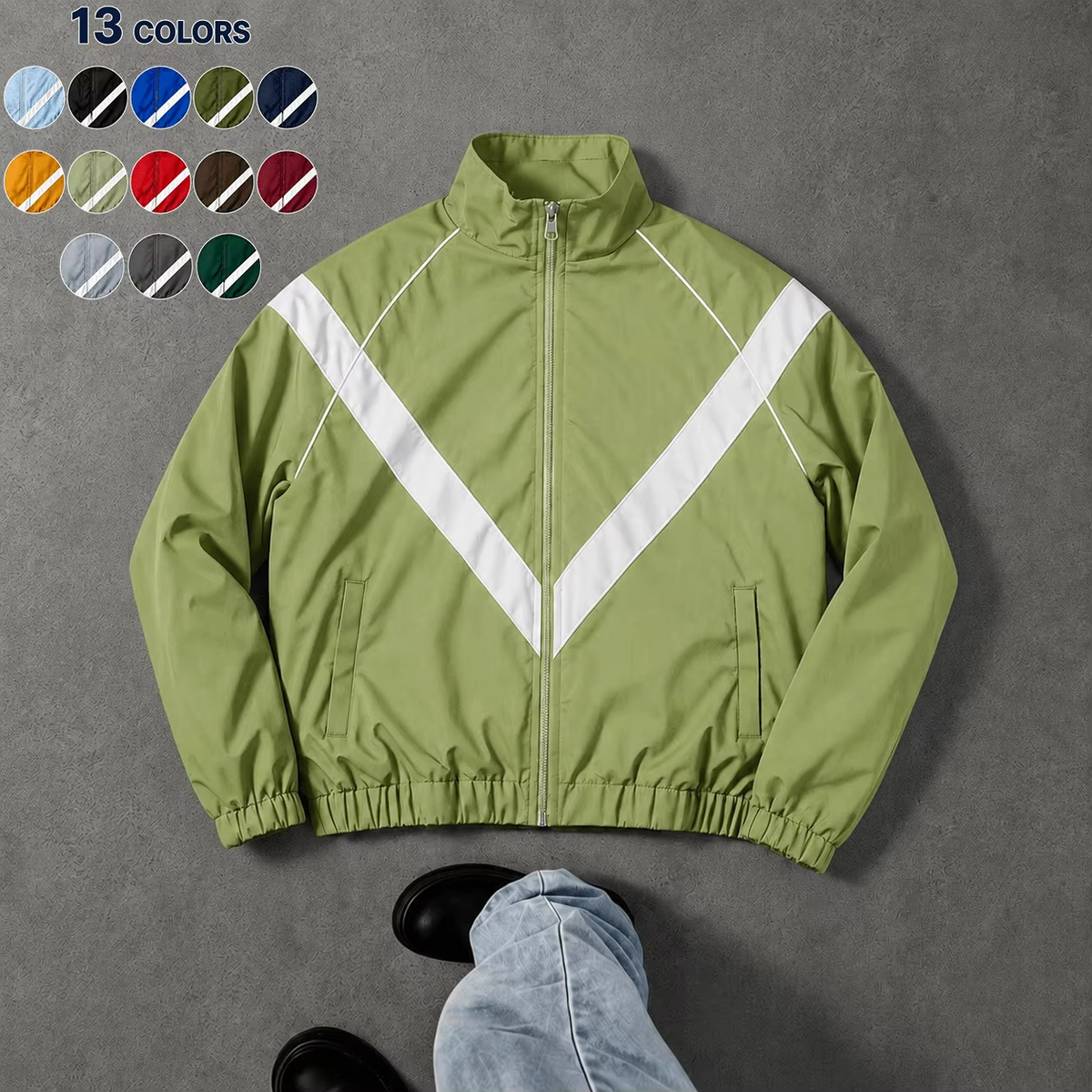 Men's Retro V-Stripe Jacket