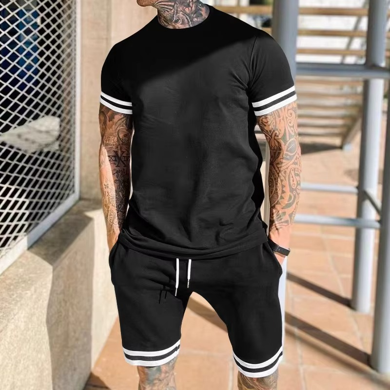 Men's Active Stripe Set