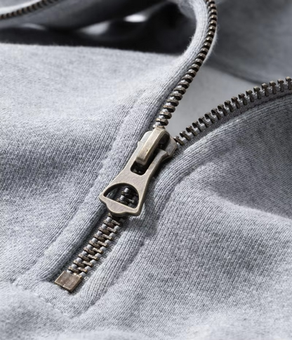 Premium Cotton Quarter-Zip Pullover