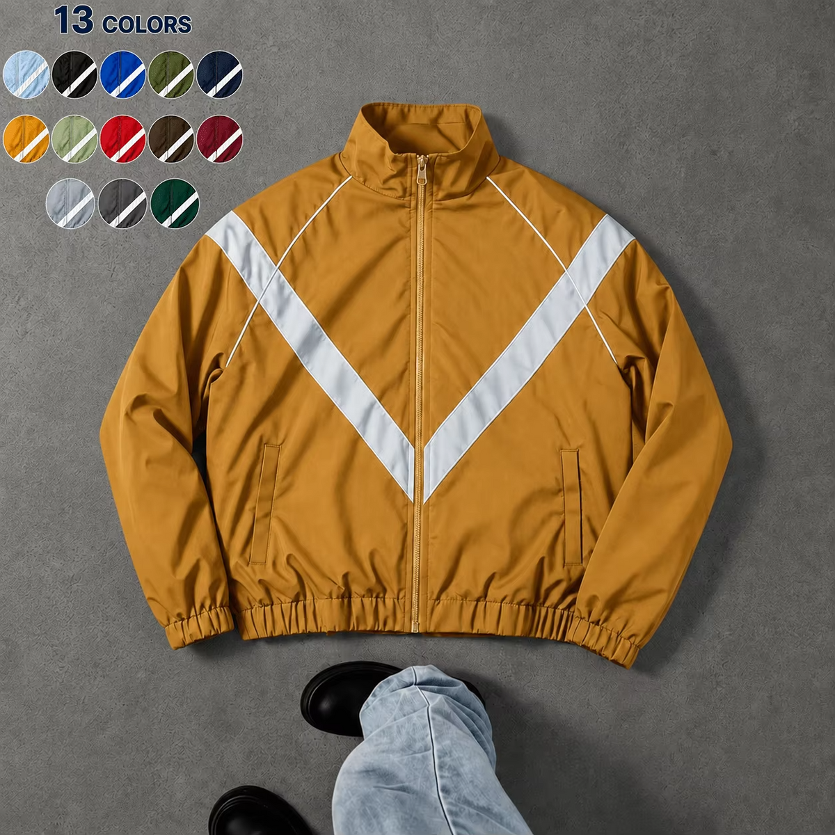 Men's Retro V-Stripe Jacket