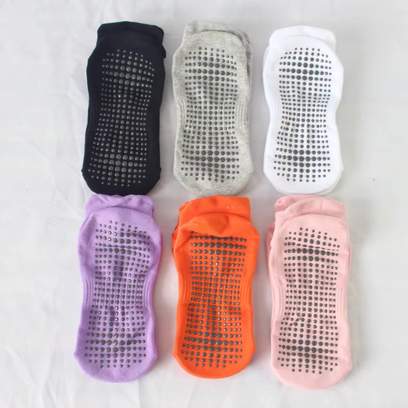 SilkStep™ No-Slip Invisible Socks – 6 Pcs
