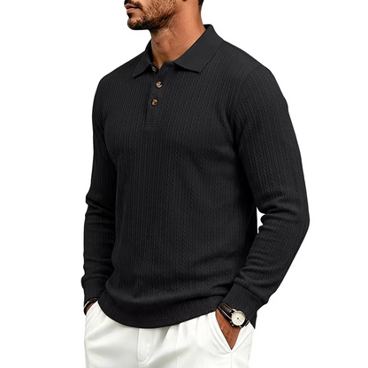 Textured Jacquard Polo