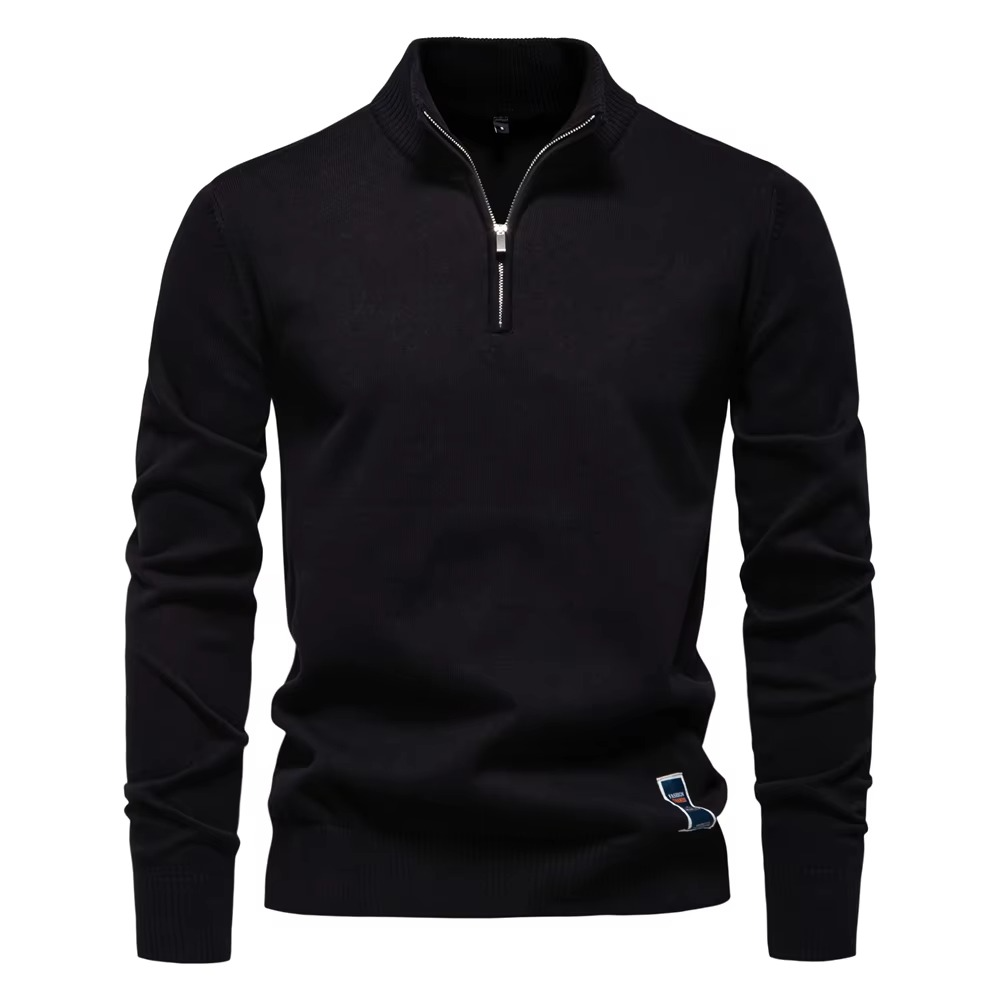 Premium Cotton Quarter-Zip Pullover