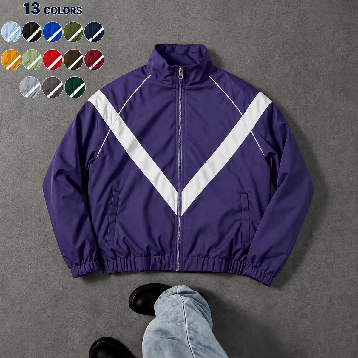 Men's Retro V-Stripe Jacket