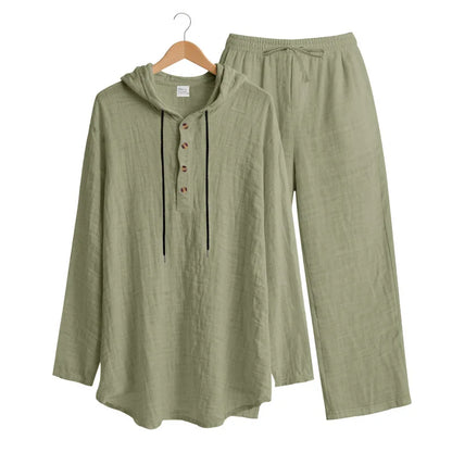 Coastal Hooded Linen Set