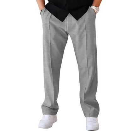 Relaxed Straight-Leg Trousers