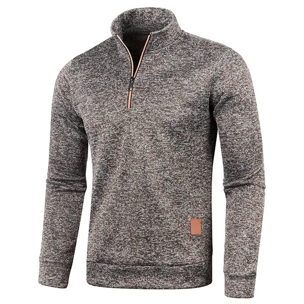 Textured Quarter-Zip Pullover