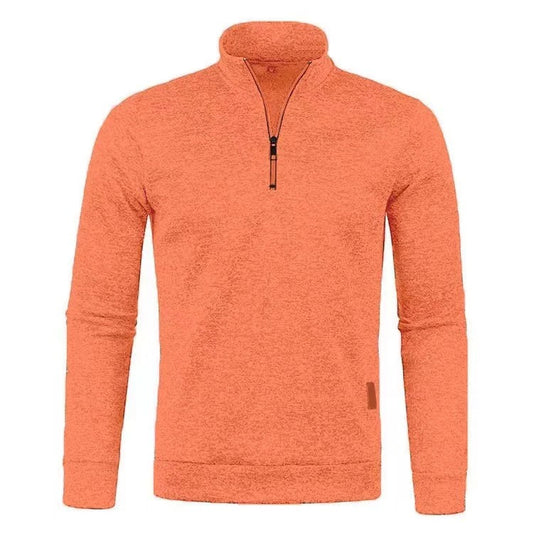 Textured Quarter-Zip Pullover