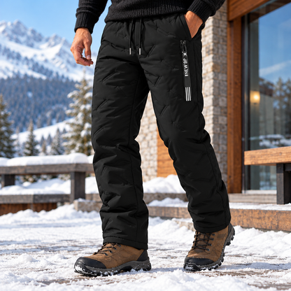 Winter Fleece-Lined Thermal Pants