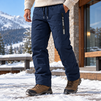 Winter Fleece-Lined Thermal Pants