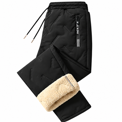 Winter Fleece-Lined Thermal Pants