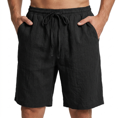 Linen Drawstring Shorts