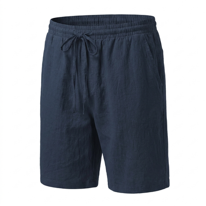 Linen Drawstring Shorts