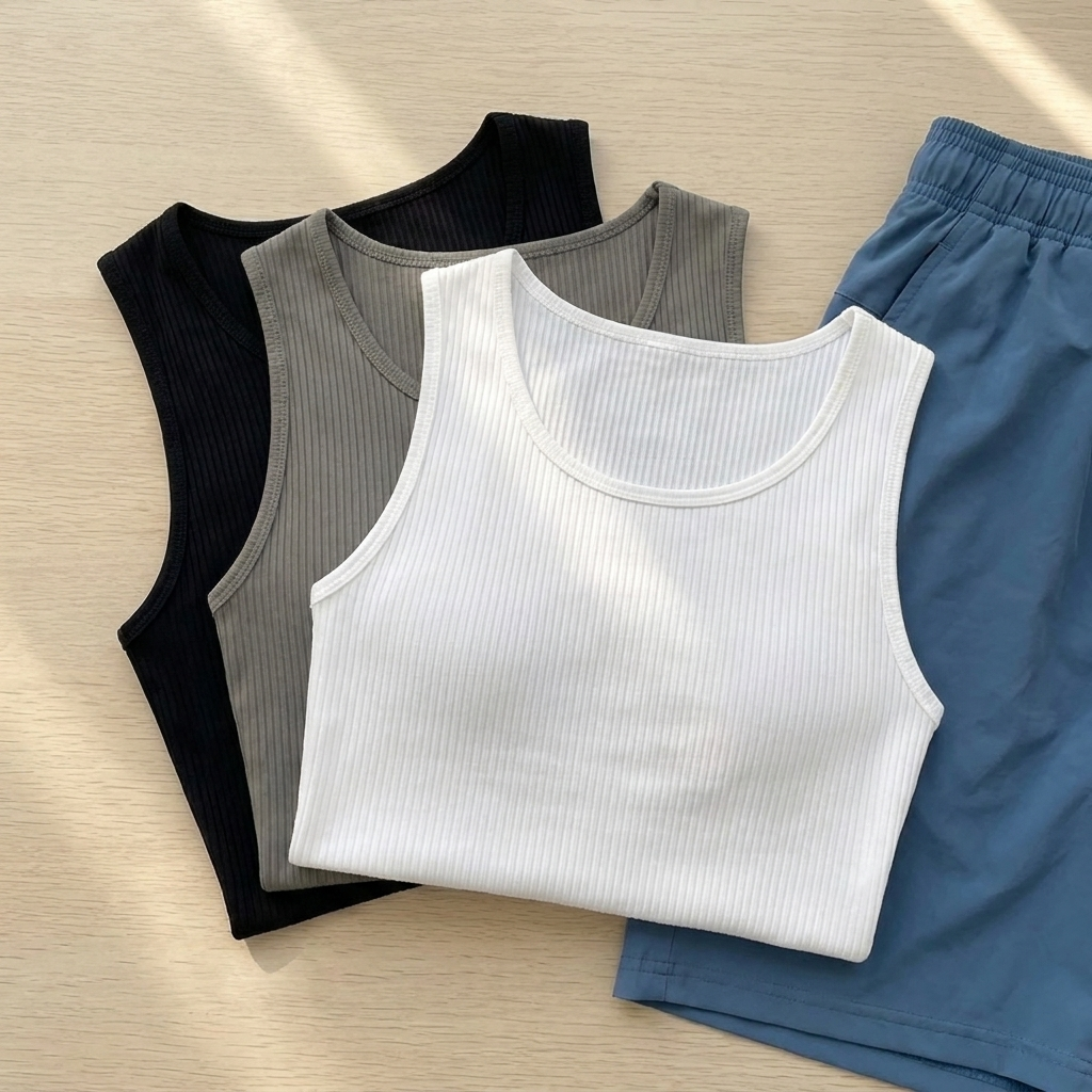 Ribbed Performance Tank