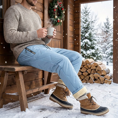 Winter Fleece-Lined Thermal Pants