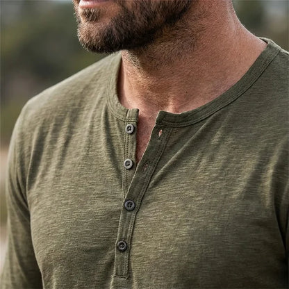 The Everyday Henley - 100% Cotton