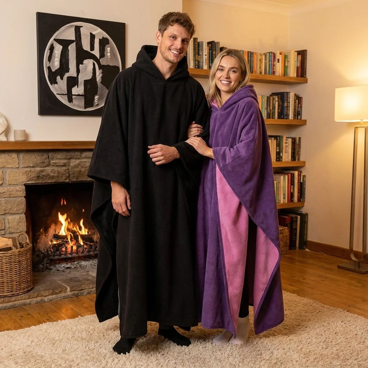Cozy Hooded Blanket Cape