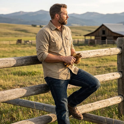 Men's Heritage Cotton Utility Shirt