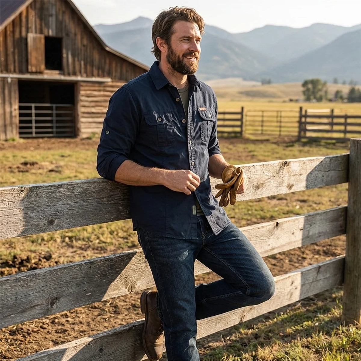 Men's Heritage Cotton Utility Shirt