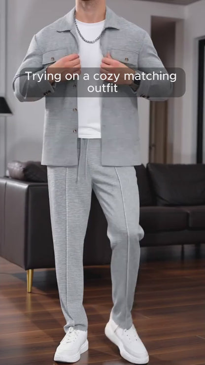 Textured Two-Piece Set