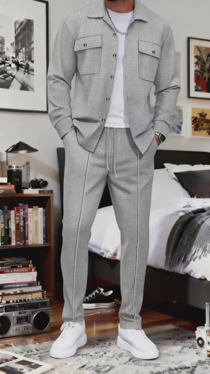 Textured Two-Piece Set