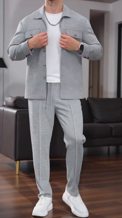 Textured Two-Piece Set