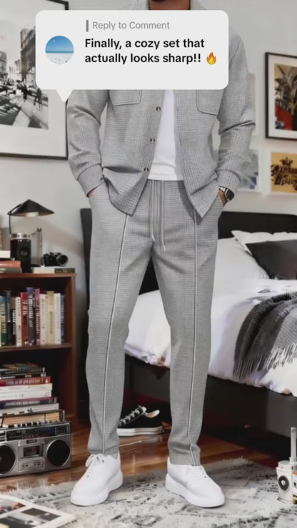 Textured Two-Piece Set